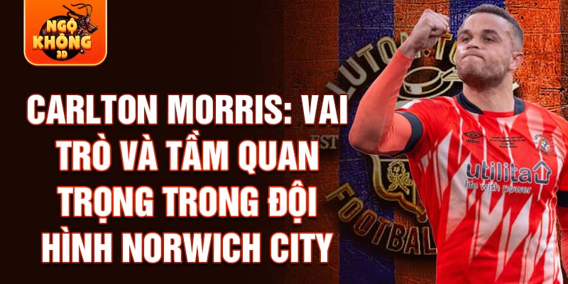 Carlton Morris: Vai trò và tầm quan trọng trong đội hình Norwich City