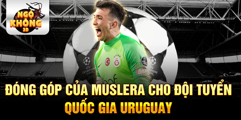 Đóng góp của Muslera cho đội tuyển quốc gia Uruguay